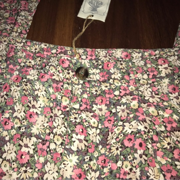 Easel Floral Flared Pants NWT - Picture 3 of 9